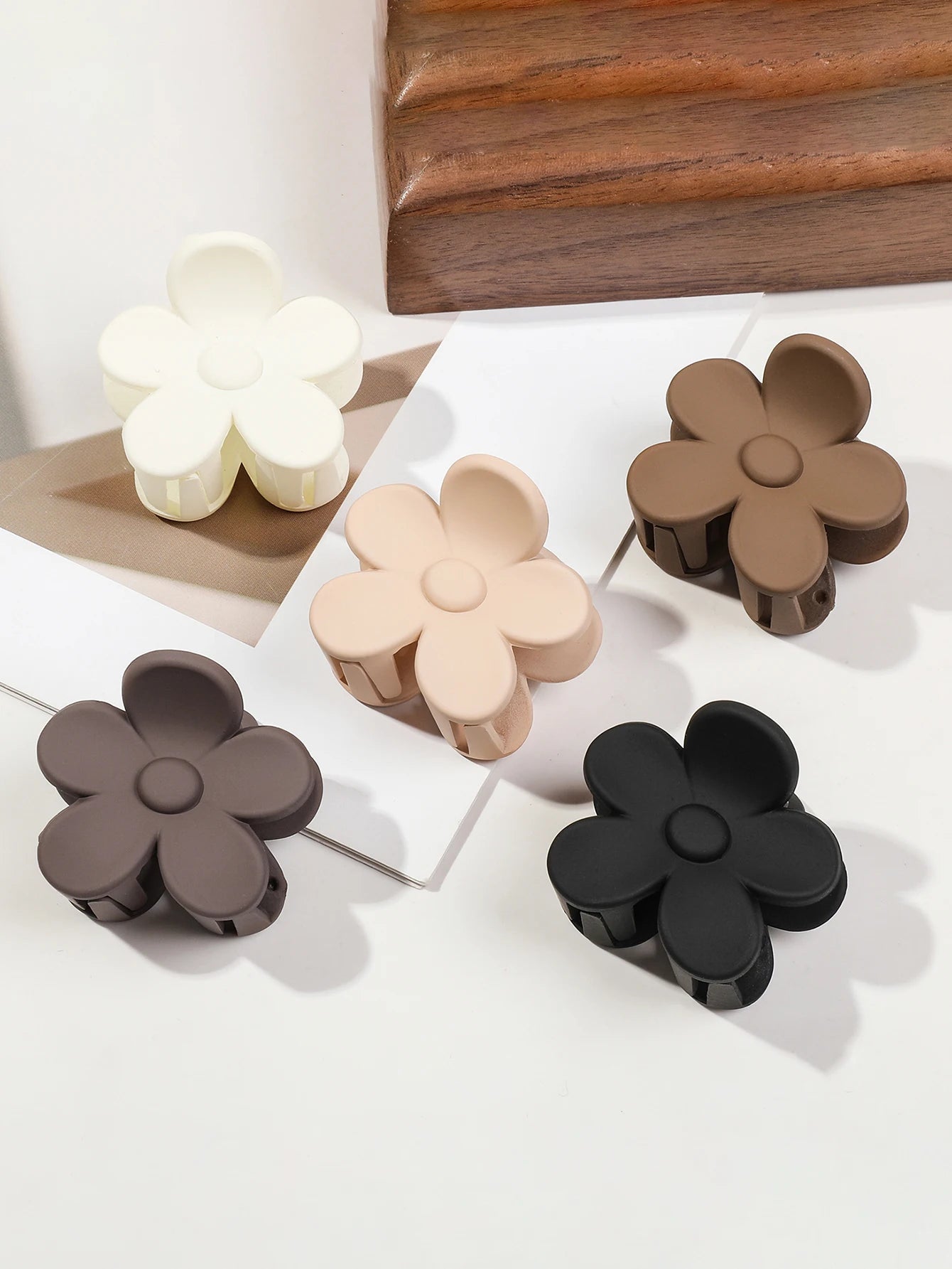 Small Flower Hair Claw Clips For Thin Hair Secure Hold - Smarsty