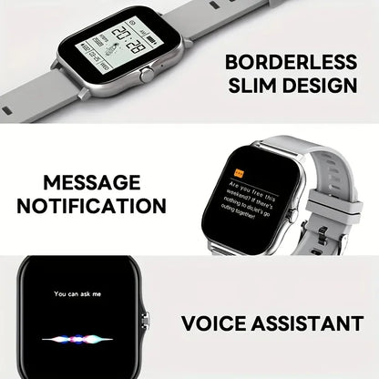 Bluetooth Smart Watch with Touch Call and Fitness Tracker - Smarsty