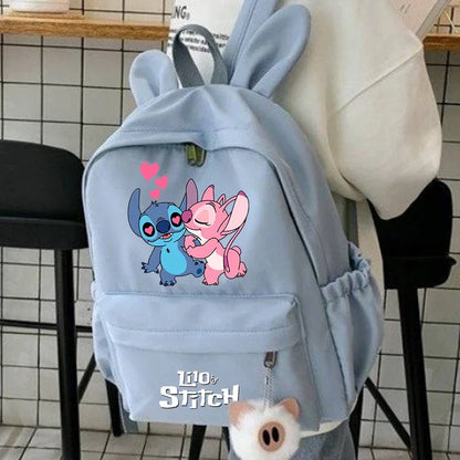 HOT Disney Lilo Stitch Backpack for Girl Boy Student Teenager Children Rucksack Women Casual School Bags Kids Birthday Gift Toy - Smarsty