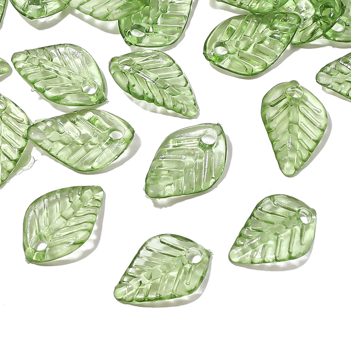 Acrylic Tree Leaf Beads For Handmade DIY Jewelry Set - Smarsty