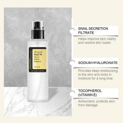 Advanced Snail Mucin Essence for Moisturizing and Firming - Smarsty