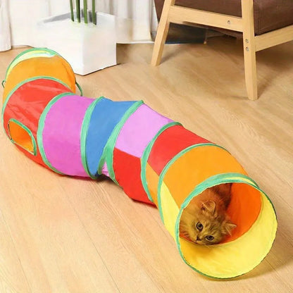 Foldable Cat Tunnel with Breathable Design for Indoor Play - Smarsty