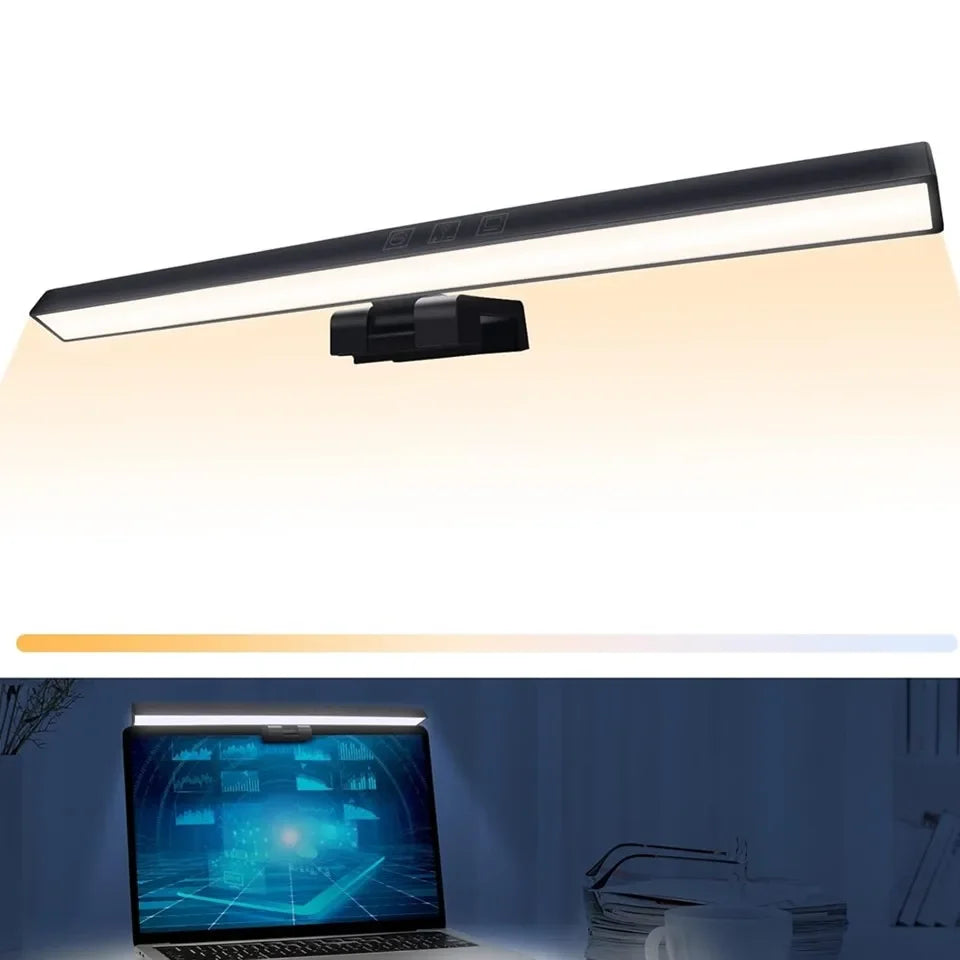LED Eye-Care Desk Lamp with Stepless Dimming Feature - Smarsty
