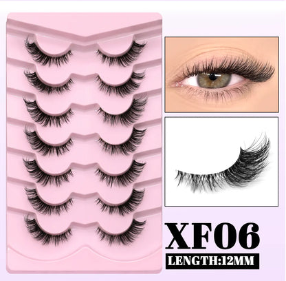 GROINNEYA Winged Cat Eye Faux Mink Lashes - Smarsty