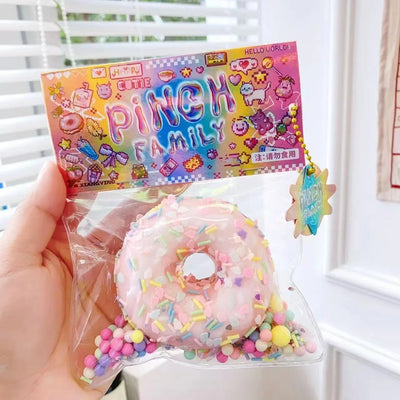 Taba Squishy Cake Doughnut Stress Relief Toy, Extra Large Sensory Fidget Toys for Kids Adults Anxiety Relaxation Squeeze Gift by Smarsty