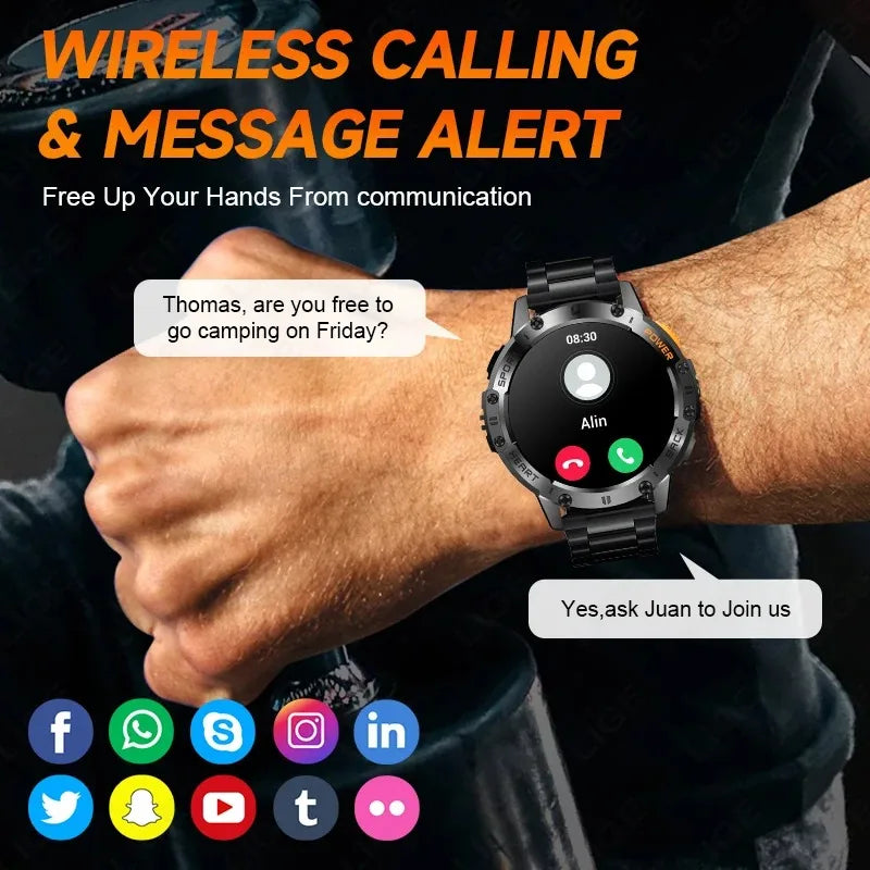 AMOLED Smart Watch for Men with Fitness Tracking - Smarsty