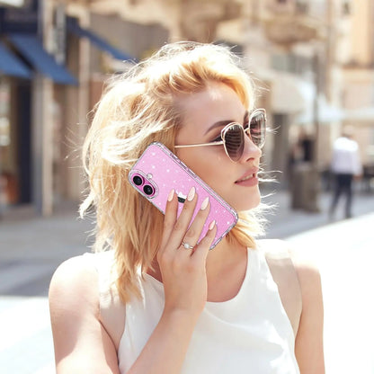 Smarsty Glitter Clear Protective Phone Case For 17 16 15 14 -