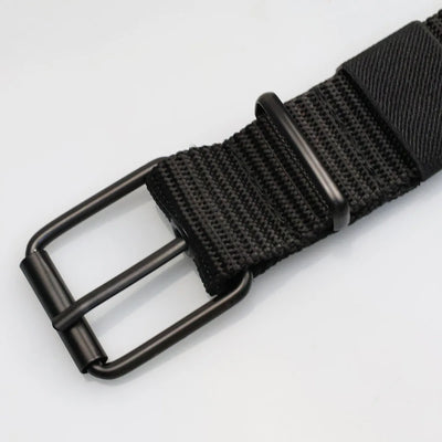Men's Canvas Belt With Porous Pin Buckle Durable Fashion Accessory - Smarsty