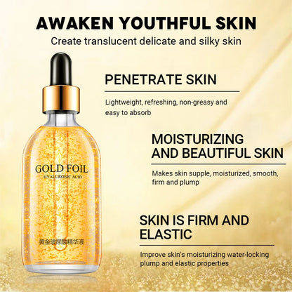 24k Gold Hyaluronic Acid Anti Aging Serum for Youthful Skin - Smarsty