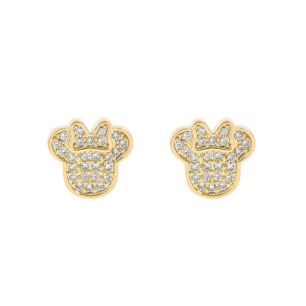 Cute Disney Stitch Flower Stud Earrings for Women and Girls - Smarsty