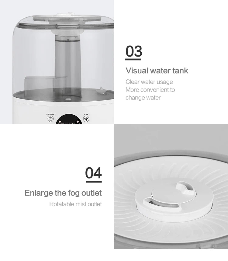 Large Capacity Aromatherapy Air Humidifier with Remote Control - Smarsty