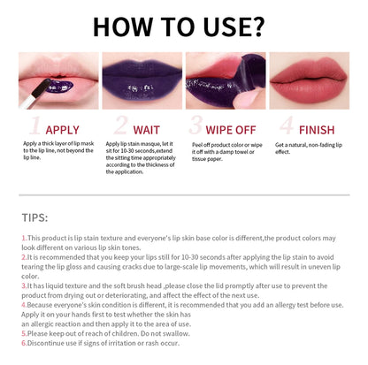 Long Lasting Waterproof Pink Lip Stain for Women - Smarsty
