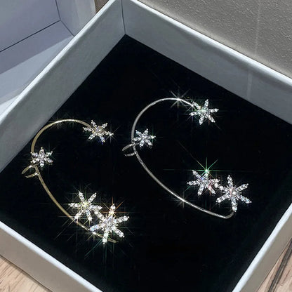 Luxury Crystal Butterfly Clip Earrings for Stylish Women - Smarsty