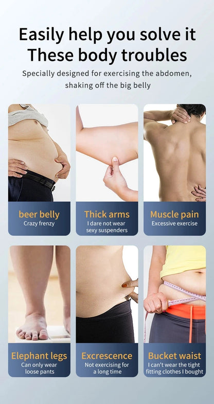 EMS Abdominal Muscle Trainer Belt for Body Slimming - Smarsty