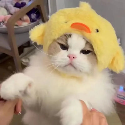 Cute Cat Dog Plush Hat for Warm Cosplay Fun - Smarsty