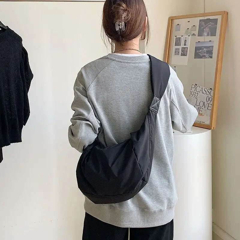 Nylon Womens Large Capacity Shoulder Bag Crossbody - Smarsty