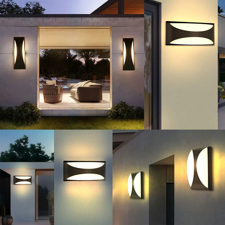 LED Outdoor Wall Light with Motion Sensor for Security - Smarsty