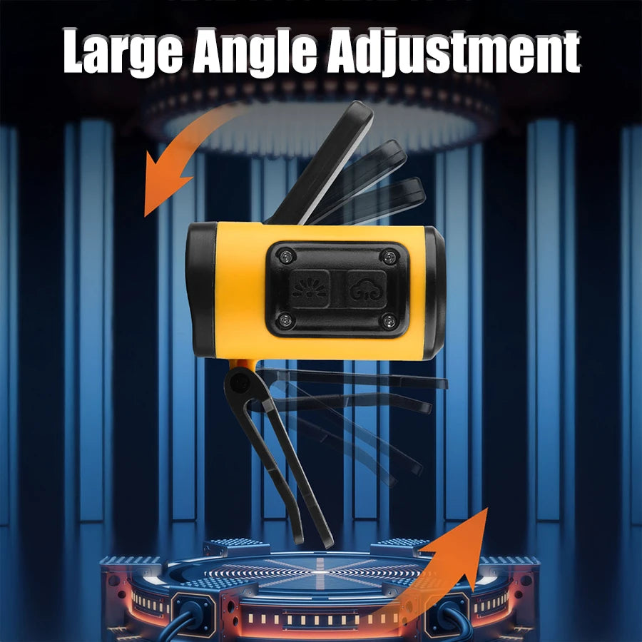 LED Headlamp Smart Sensor Cap Clip Light TPYE-C Rechargeable Flashlight With Power Display Riding Fishing Camping Outdoor Torch by Smarsty