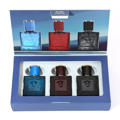 2025new 30ML*3 Perfume Luxury Gift Set Woman Fresh Cologne Woody Eau De Toilette Parfume Floral Scent Lasting Pheromone - Smarsty