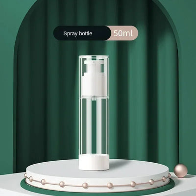 Clear Airless Cosmetic Cream Pump Bottle Travel Size Dispenser - Smarsty