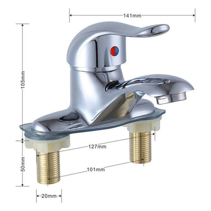 Basin Faucet Mixer Tap with Durable Brass Valve - Smarsty