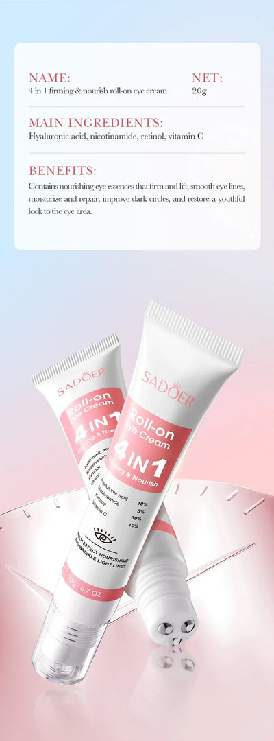 Moisturizing Eye Cream for Dark Circles and Puffiness - Smarsty