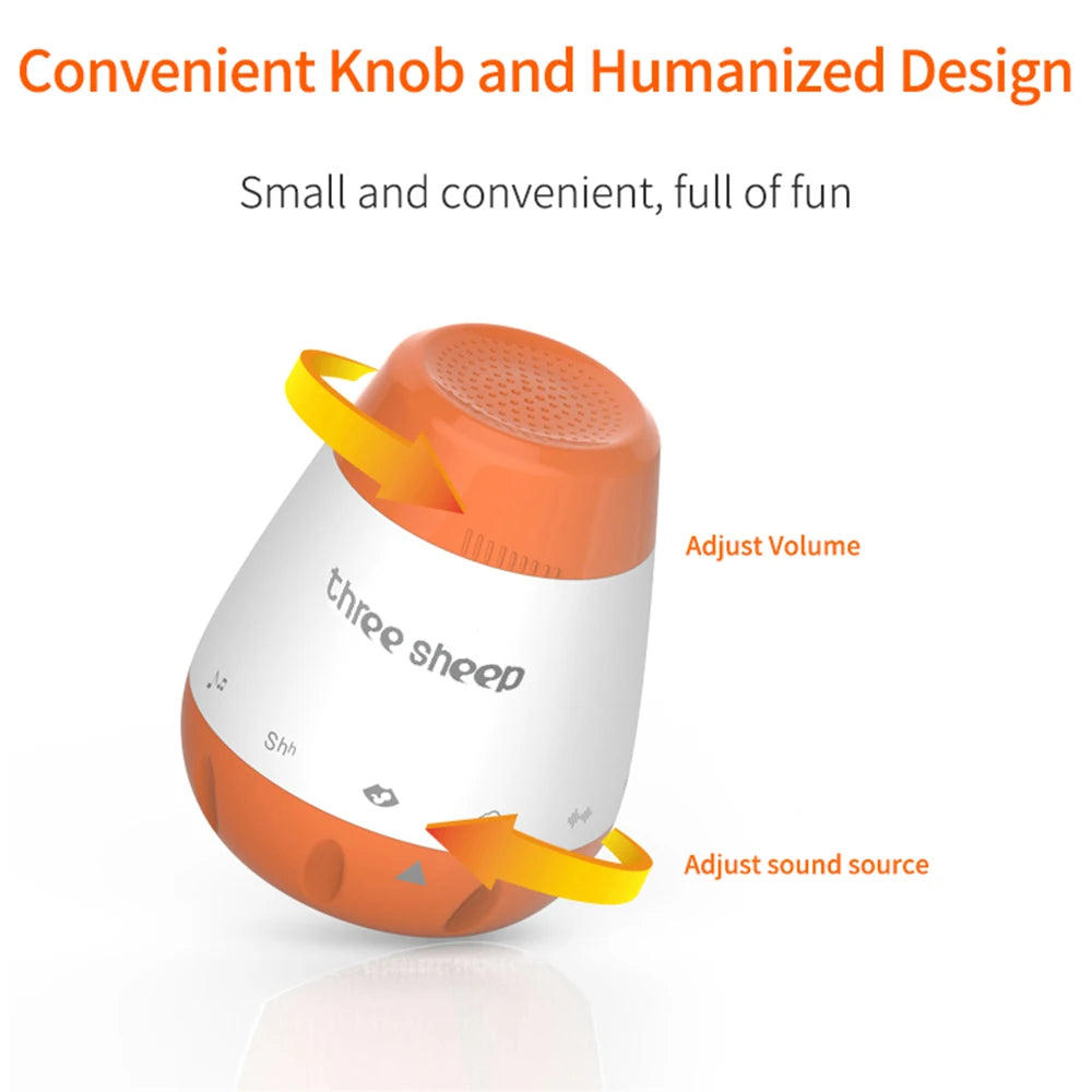 Calming Baby White Noise Machine With Voice Sensor Bedtime - Smarsty