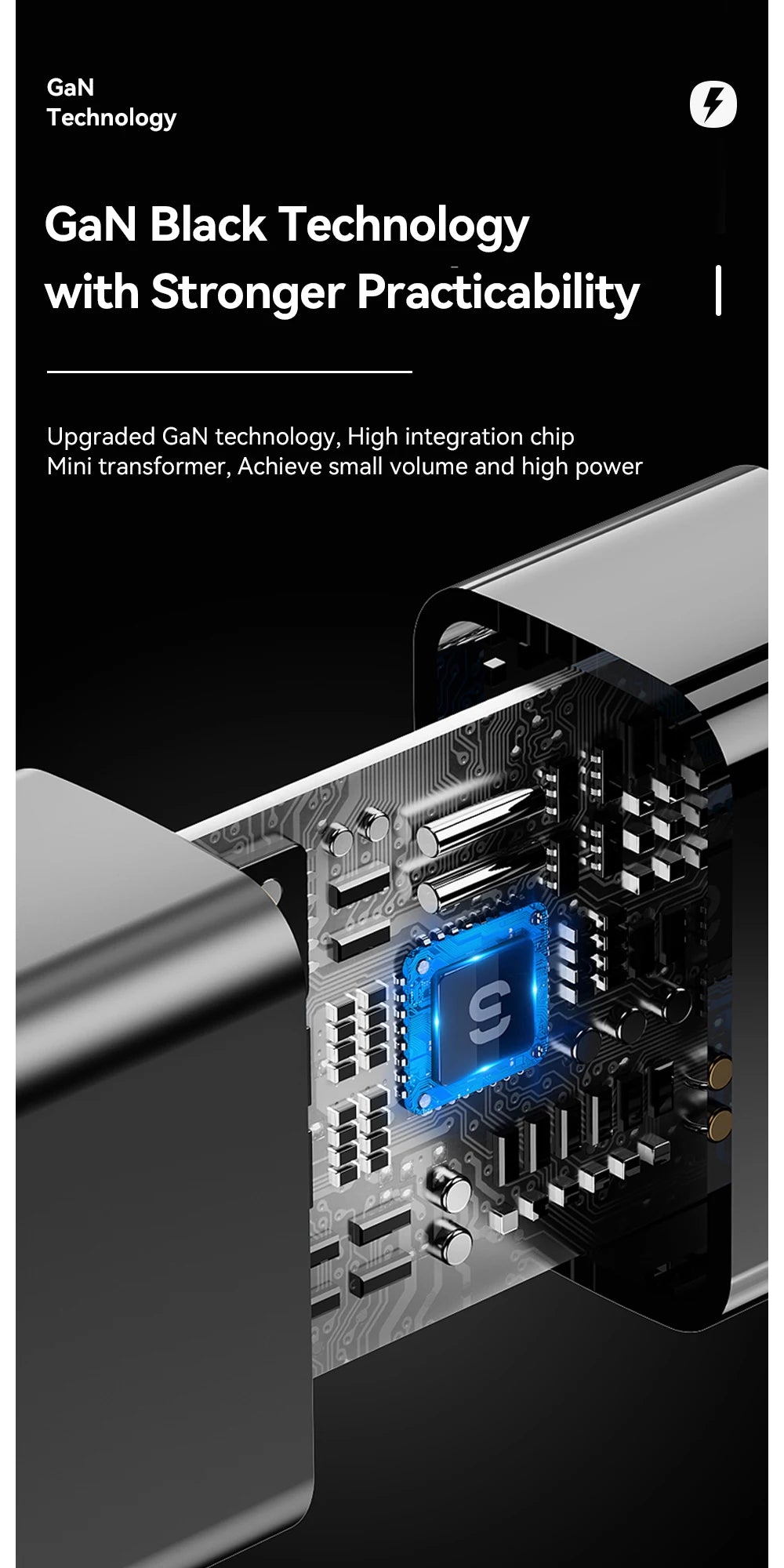GaN USB C RapidCharge 20W PD Charger for iPhone iPad - Smarsty