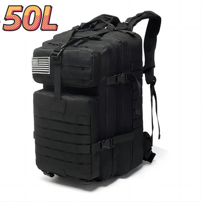 30L/50L 1000D Nylon Waterproof Trekking Fishing Hunting Bag Backpack Outdoor Rucksacks Tactical Sports Camping Hiking - Smarsty