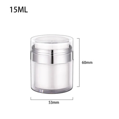 Airless Pump Jar for Makeup Lotion Refillable Container - Smarsty