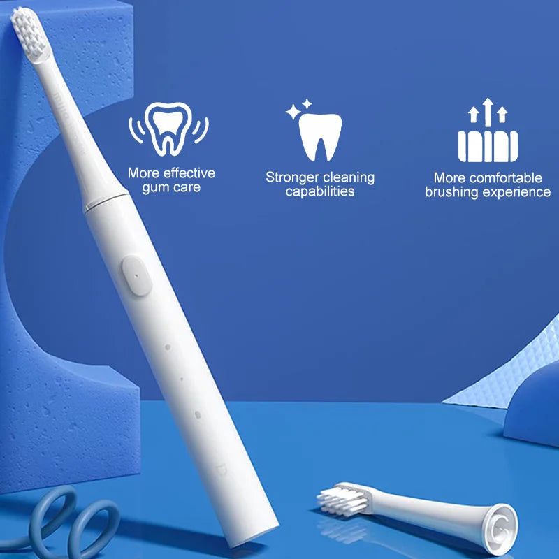 Xiaomi Mijia T100 Sonic Electric Toothbrush Waterproof Whitening - Smarsty