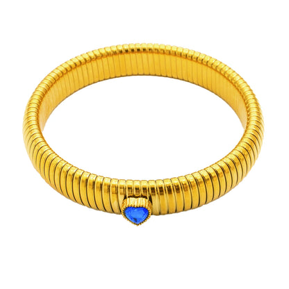 Waterproof Vintage Gold Plated Stainless Steel Bracelet - Smarsty
