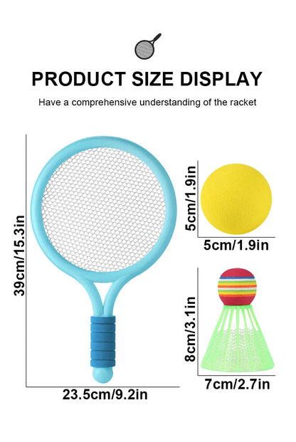 Racket Tennis for Children Outdoor Sports Badminton Racket Kindergarten Toy Set for 3-12years Old Badminton Sets by Smarsty