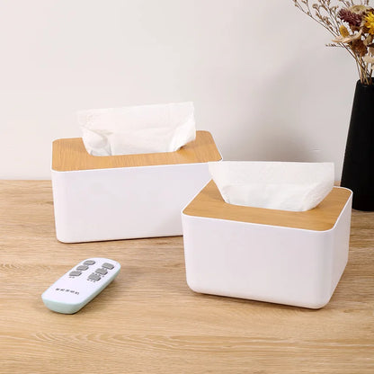 1pc Tissue Box Holder, Desktop Tissue Holder, Decorative Tissue Holder, Kitchen Bedroom Living Room Dining Room, Home Decor