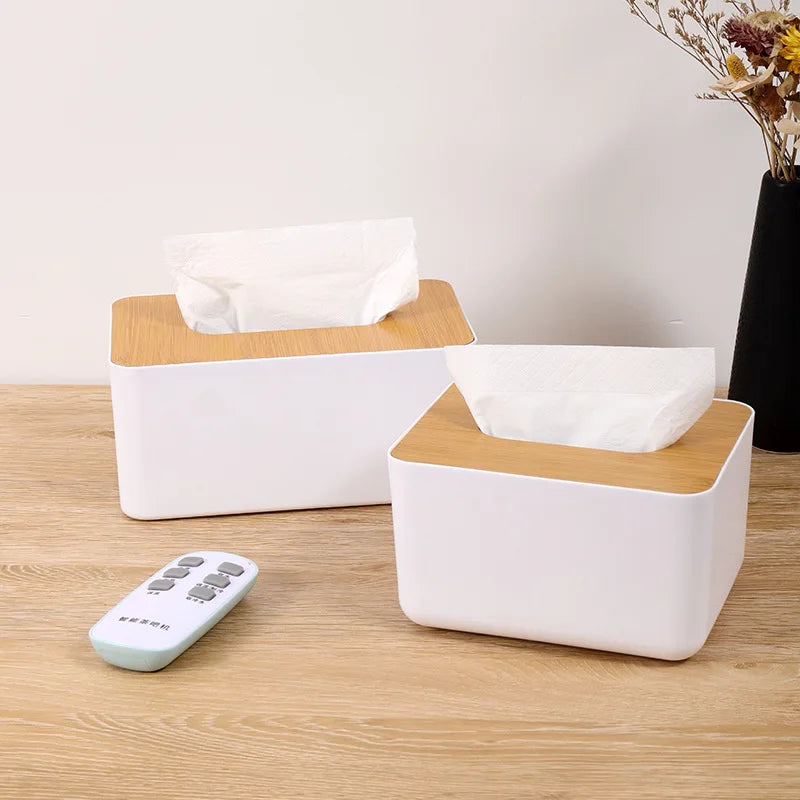 1pc Tissue Box Holder, Desktop Tissue Holder, Decorative Tissue Holder, Kitchen Bedroom Living Room Dining Room, Home Decor