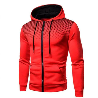 2024 New Men's Hoodie Jacket Streetwear Long Sleeve Sweatshirts Zipper Hooded Pullover Male Sportswear Men Clothing Streetwear - Smarsty