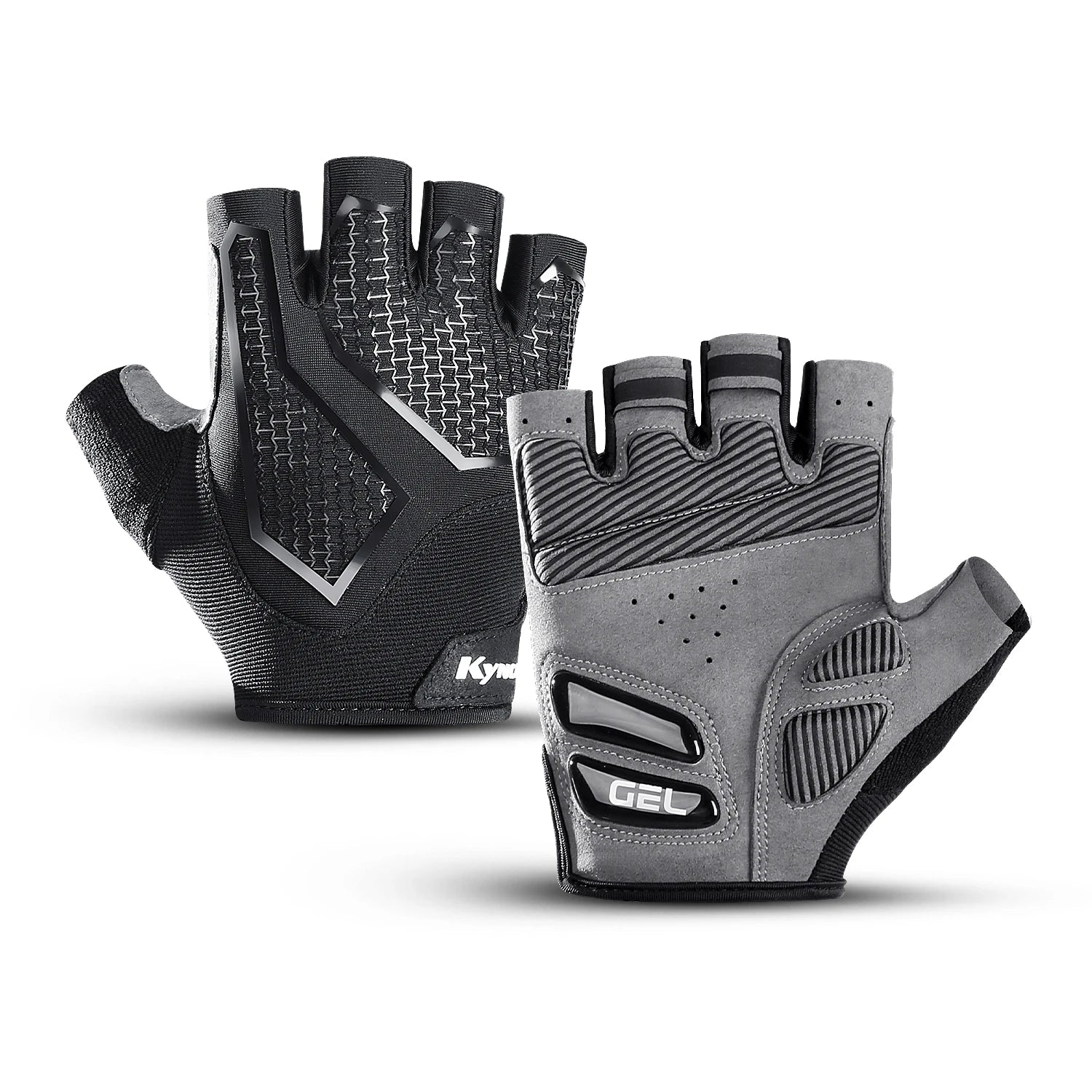 Breathable Half Finger Cycling Gloves Shock Absorption - Smarsty