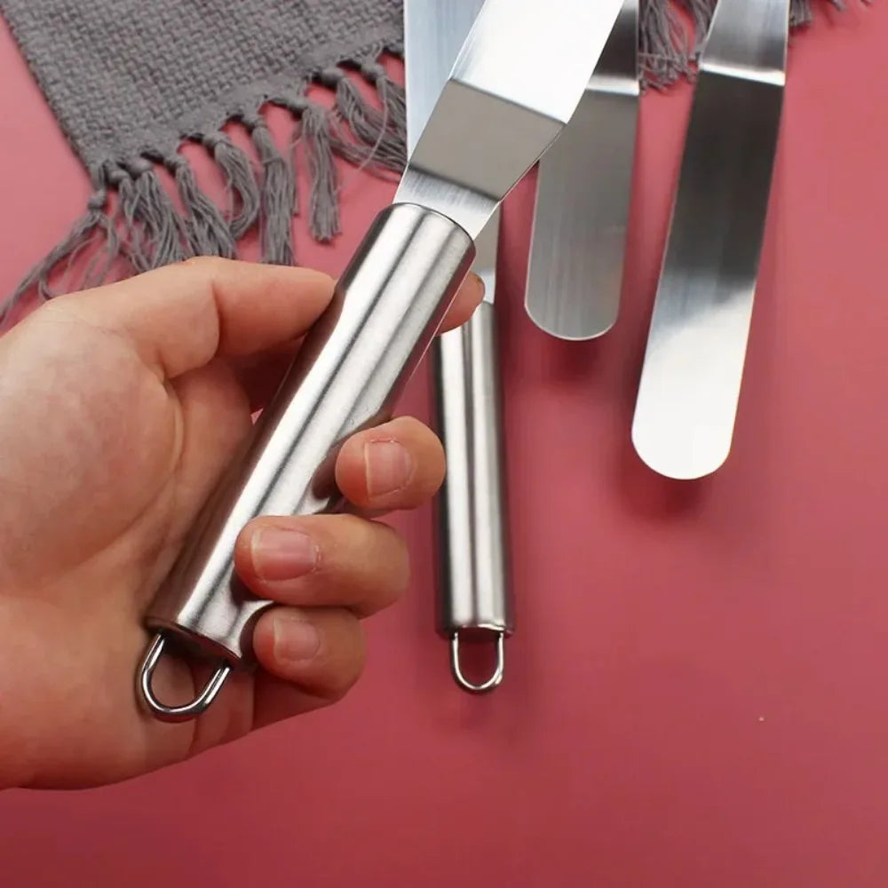 Stainless Steel Icing Spatula Set for Easy Cake Decorating - Smarsty