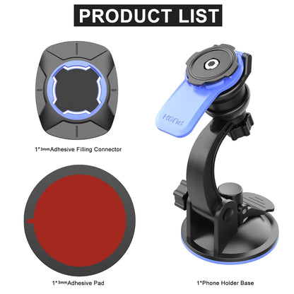 Car Phone Holder Mount With Universal Suction Cup Air Vent - Smarsty