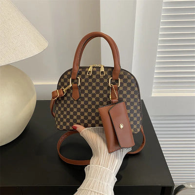 Lux Plaid Crossbody Bag For Women With Compact Mini Purse - Smarsty