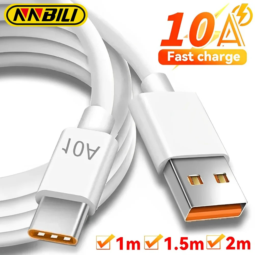 NNBILI 10A USB C Quick Charging Cable 120W Fast Charge - Smarsty