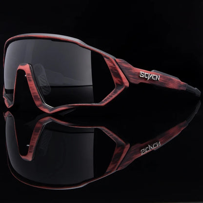 SCVCN  UV400 Sport Cycling Glasses Road Sunglasses Bicycle Eyewear Mountain Bike MTB Cycl Goggles running glasses