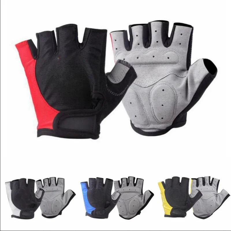 Half Finger Cycling Gloves Anti Slip Breathable - Smarsty