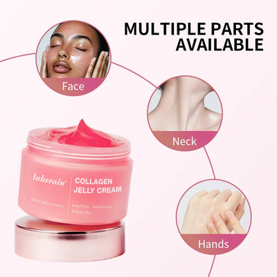 Anti Aging Collagen Face Cream 100ml Niacinamide Moisturizer Hydrating Gel For Tightening Soothing Firmness Skincare