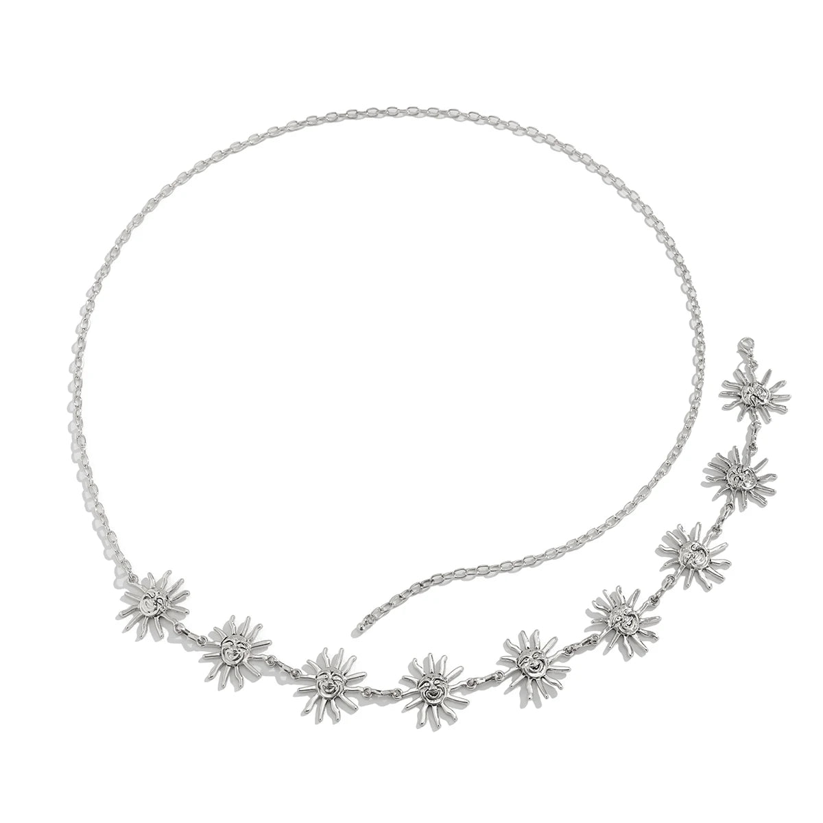 KunJoe Boho Golden Sun Adjustable Belly Chain for Women - Smarsty