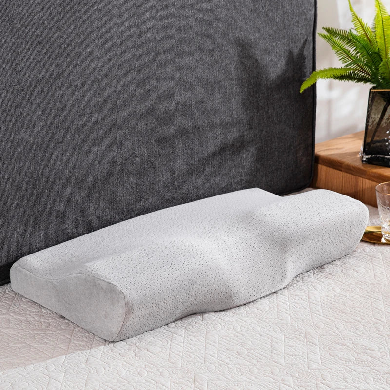 Memory Foam Orthopedic Neck Pillow for Pain Relief - Smarsty