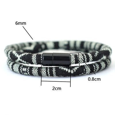 Men's Bohemia Rope Bracelet for Adventure and Survival - Smarsty