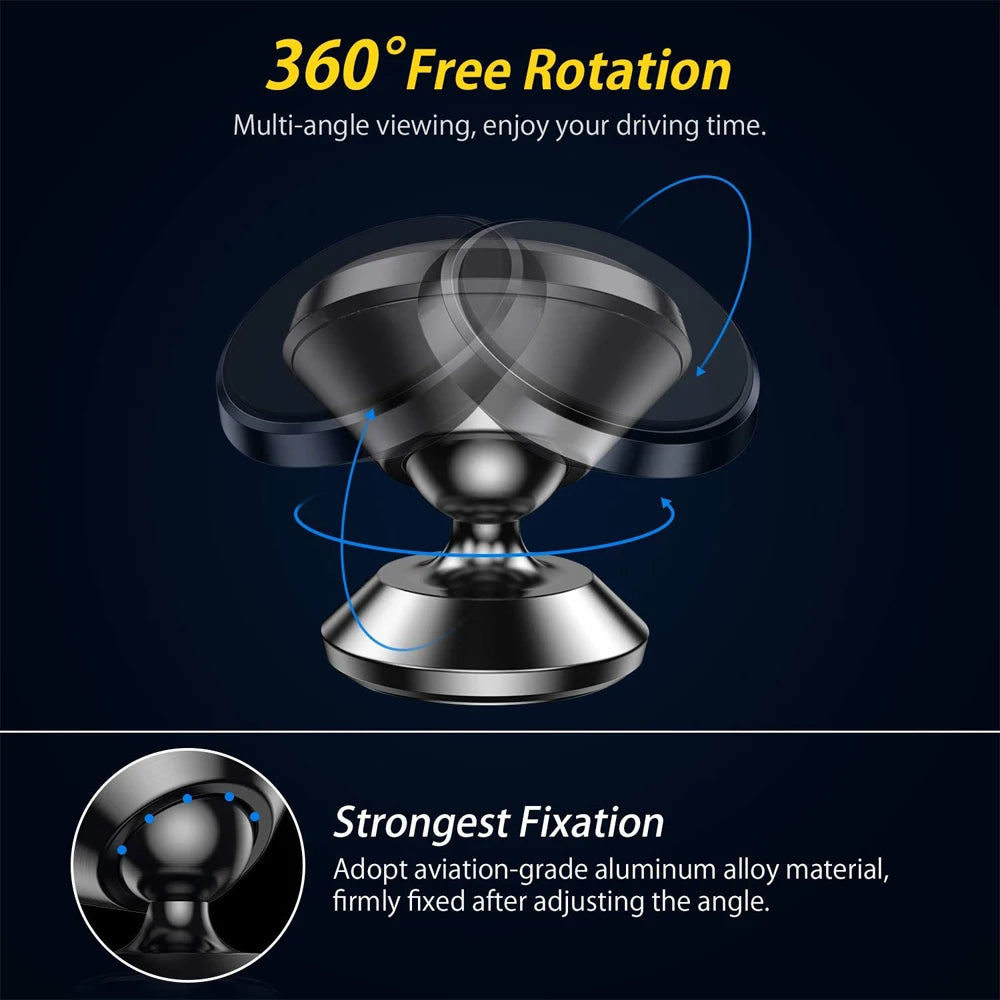 Magnetic Car Phone Holder Mount For GPS And iPhone Plus - Smarsty