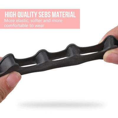 Toe Separators Doctor Recommended Correct Foot and Bunion Pain,Plantar Fasciitis Toe Straightener to Improve Functional Mobility - Smarsty