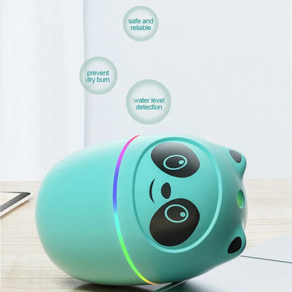 Cute Panda Air Humidifier and Aroma Diffuser with Night Light - Smarsty